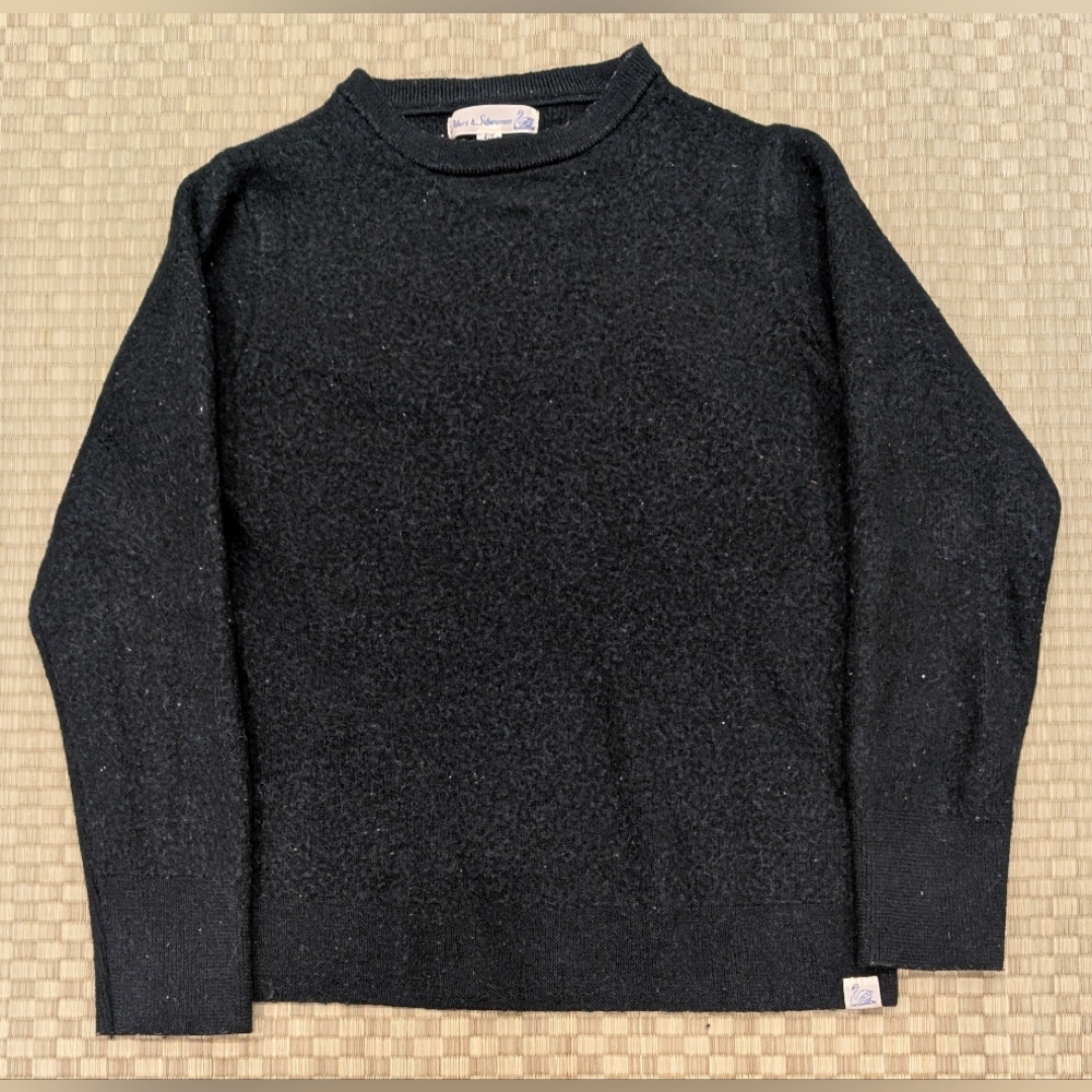 Merz B. Schwanen 100% Wool Sweater Forest Green Men's Size 4/S Made in Portugal
